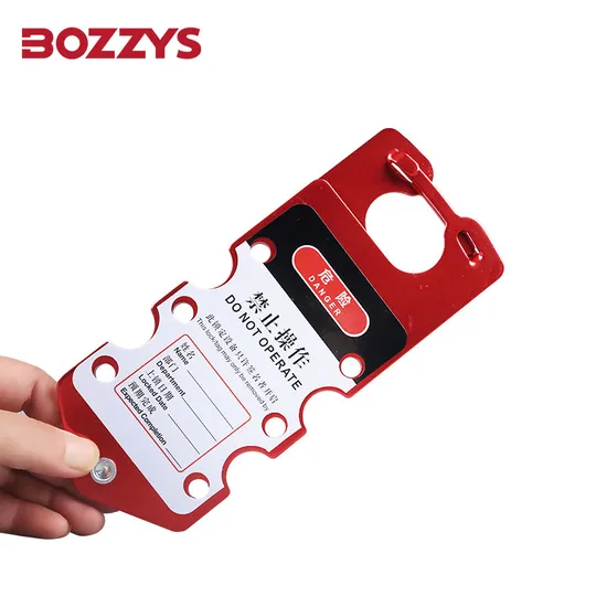Bozzys Aluminum Alloy Six Holes Lock Hasp Lockout Tagout 