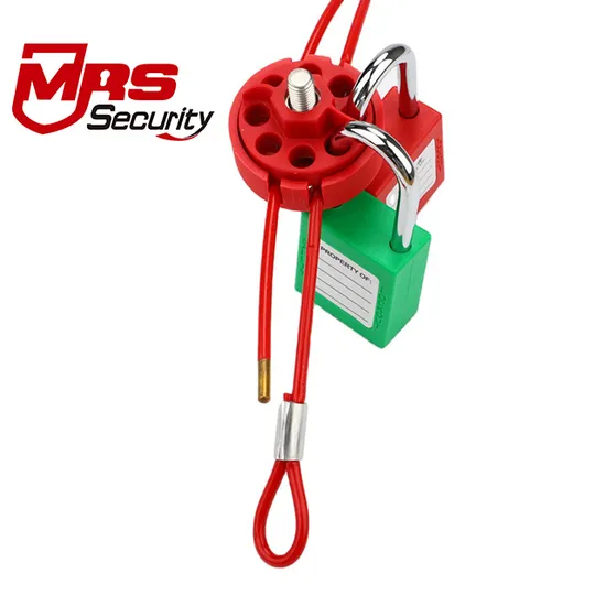 Cadenas de sécurité réglable et personnalisé avec câble rouge