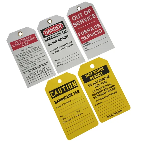 Étiquette de sécurité personnalisée en plastique, panneau de verrouillage étanche, étiquette d'avertissement