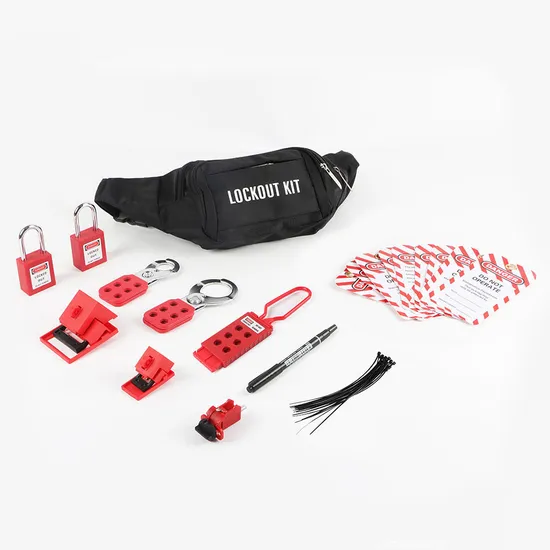 Dispositifs de verrouillage et d'étiquetage de sécurité Kit de disjoncteur électrique isolé avec cadenas Loto personnel
