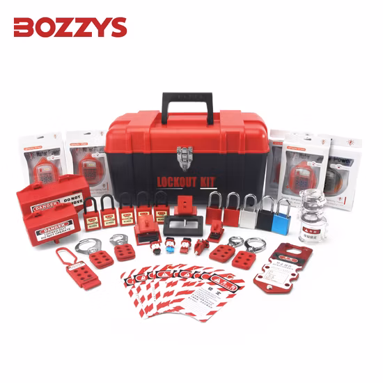 Industrial Electrical and Valve Lockout Tagout Kit Locks Can Be Freely Combined and Matched for Industrial Lockout