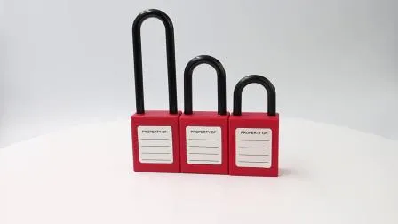 Cadenas de sécurité isolant en plastique à clé différente avec anse de 76 mm de long