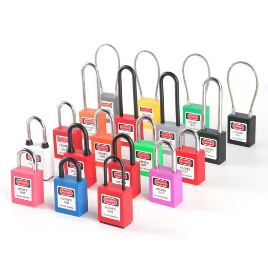 Qvand 38mm Loto Padlock Safety Lockout Locks Master Keyed Alike Padlocks 