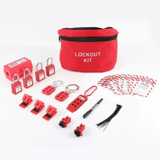 Ensemble d'outils de verrouillage de disjoncteur électrique industriel pour la sécurité