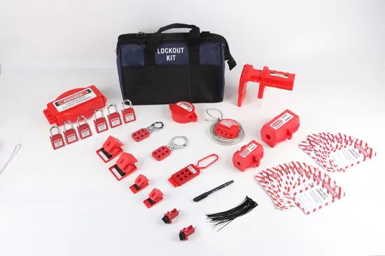 Kit complet de verrouillage et d'étiquetage de sécurité avec jeux de cadenas