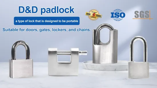 Cadenas à clé en laiton à ouverture horizontale en acier inoxydable rectangulaire, étanche, laminé, pour conteneur d'entrepôt, empreinte digitale, Guangdong